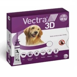 Vectra 3D Chien 25 à 40 Kg 3 Pipettes -Magasin De Fournitures Pour Chiens De Compagnie 700f7c049d2b3b04d8a7de3acd095e725c458f7feb8e40cadbc29012f8f913a8 1