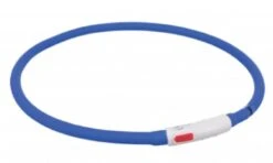 Trixie Anneau Lumineux Flash USB Bleu XS-XL