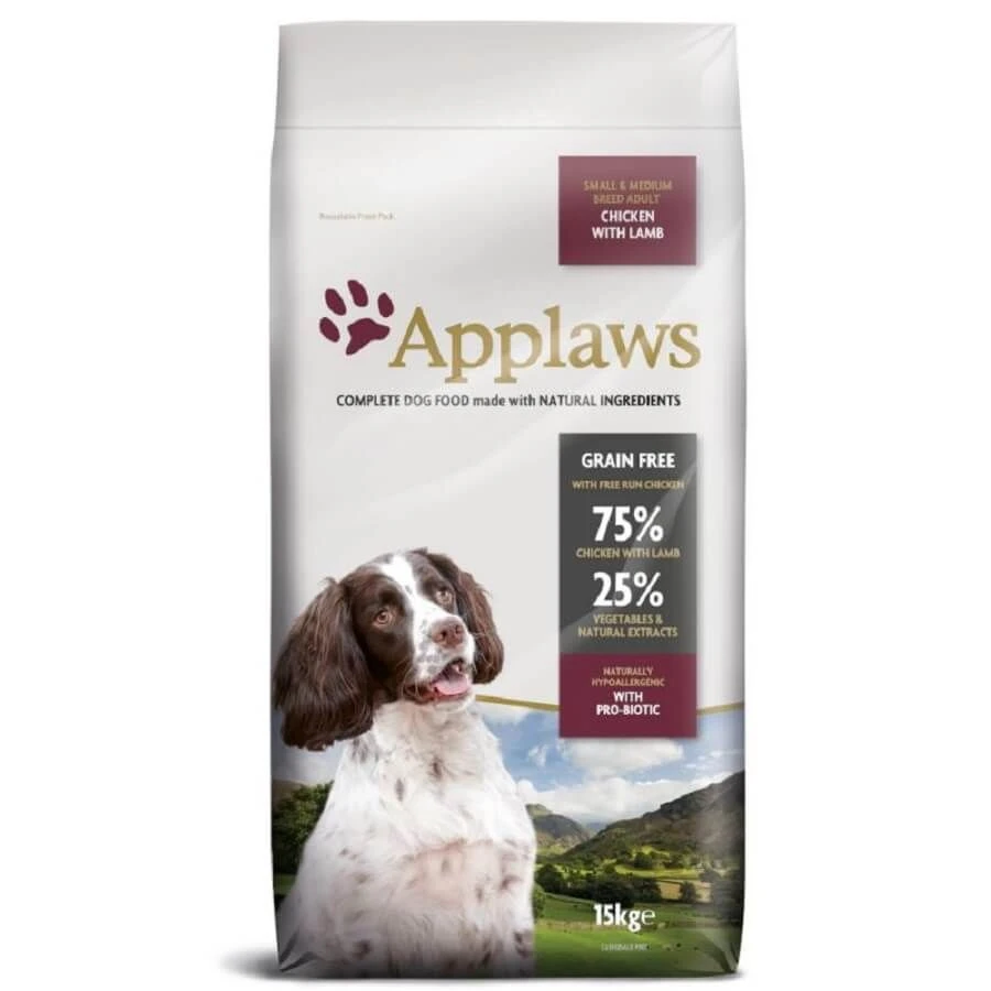 Applaws Croquettes petit et moyen chien agneau 15 kg Applaws Croquettes Petit Et Moyen Chien Agneau 15 Kg -Magasin De Fournitures Pour Chiens De Compagnie applaws croquettes petit et moyen chien poulet 15 kg 2