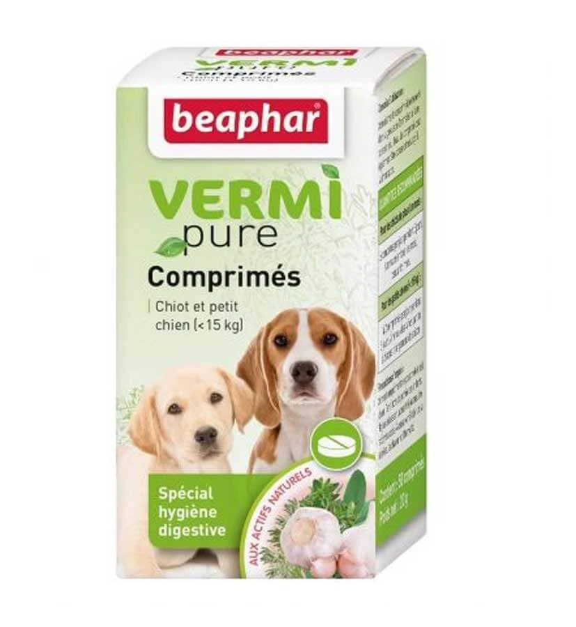 Beaphar Vermipure comprimés purge aux plantes pour chiot et petit chien 50 cps Beaphar Vermipure Comprimés Purge Aux Plantes Pour Chiot Et Petit Chien 50 Cps -Magasin De Fournitures Pour Chiens De Compagnie beaphar vermipure comprime s purge aux plantes pour chiot et petit chien 50 cps
