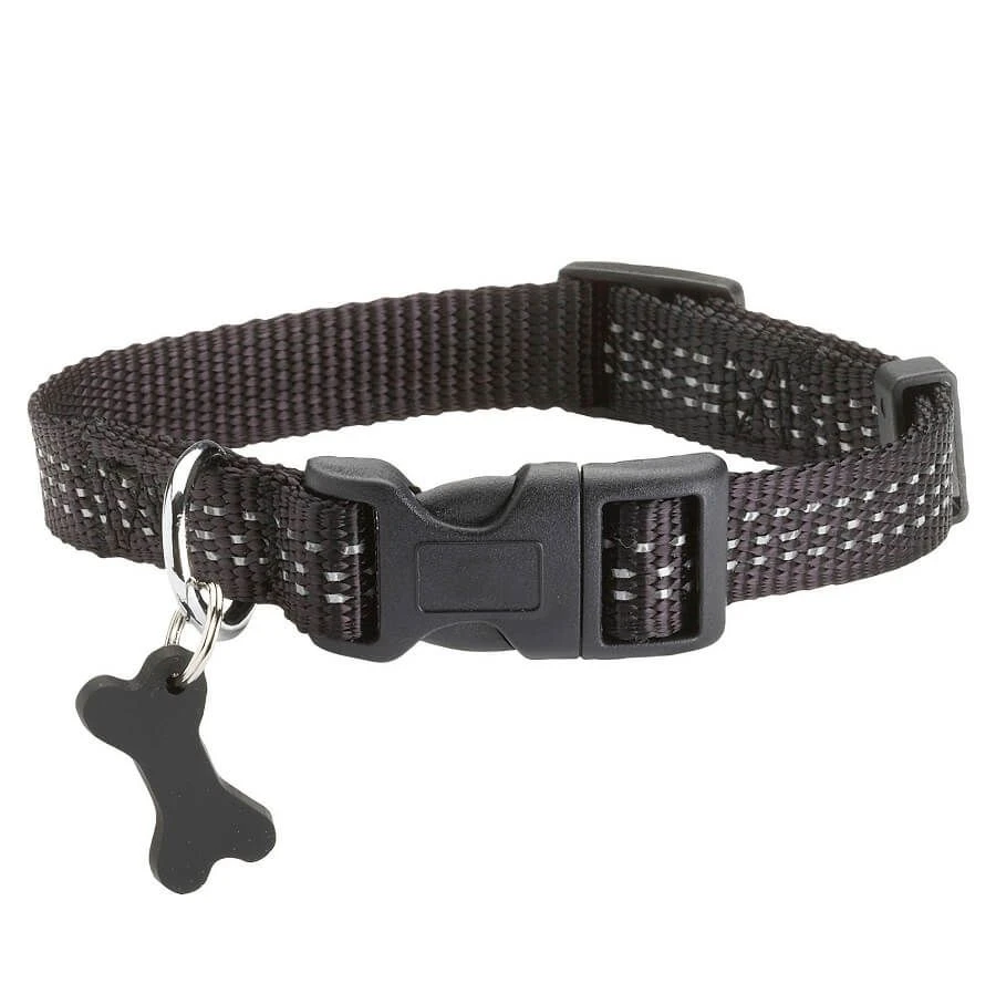 Bobby Collier Safe noir pour chien L Bobby Collier Safe Noir Pour Chien L -Magasin De Fournitures Pour Chiens De Compagnie bobby collier safe noir pour chien l