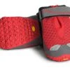 Ruffwear Bottines Grip Trex Rouge 51 Mm - Destockage -Magasin De Fournitures Pour Chiens De Compagnie bottines ruffwear grip trex rouge 51 mm