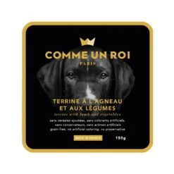 Comme Un Roi Chien Agneau Légumes 11 X 150 G