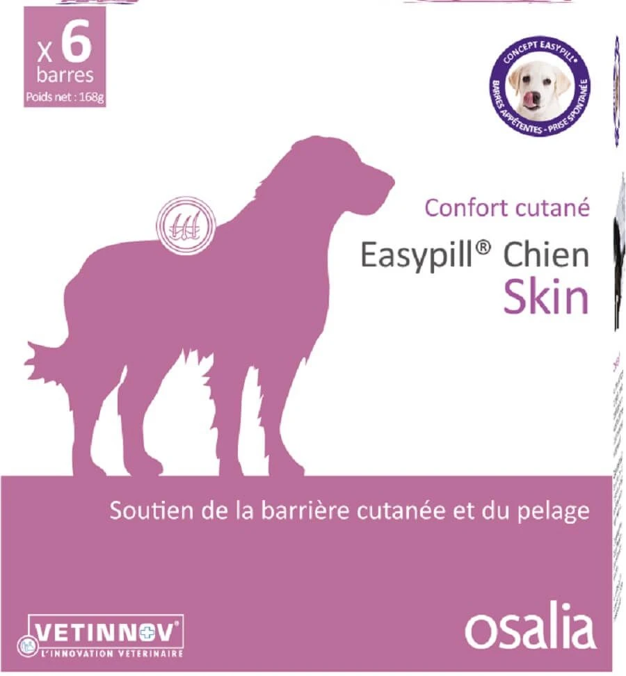 Easypill Skin Confort Cutané Chien 6 x 28 g Easypill Skin Confort Cutané Chien 6 X 28 G -Magasin De Fournitures Pour Chiens De Compagnie