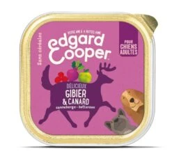 Edgard & Cooper Barquette Gibier & Canard Chien 11x150 G