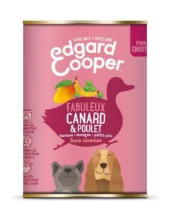 Edgard & Cooper Boite Canard Et Poulet Chiot 6 X 400 G