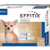 Effitix Spot On Très Petit Chien 1.5 - 4 Kg 24 Pipettes -Magasin De Fournitures Pour Chiens De Compagnie effitix 1 5 4 x4france modific 1 1