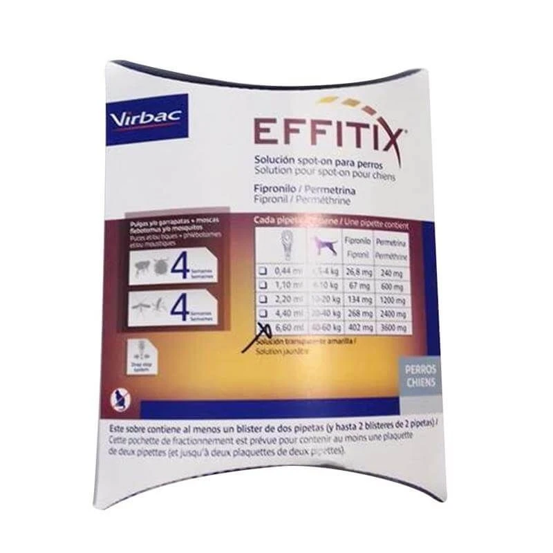 Effitix Spot On Très Grand Chien 40 - 60 Kg 4 Pipettes -Magasin De Fournitures Pour Chiens De Compagnie effitix spot on tr s grand chien 40 60 kg 4 pipettes