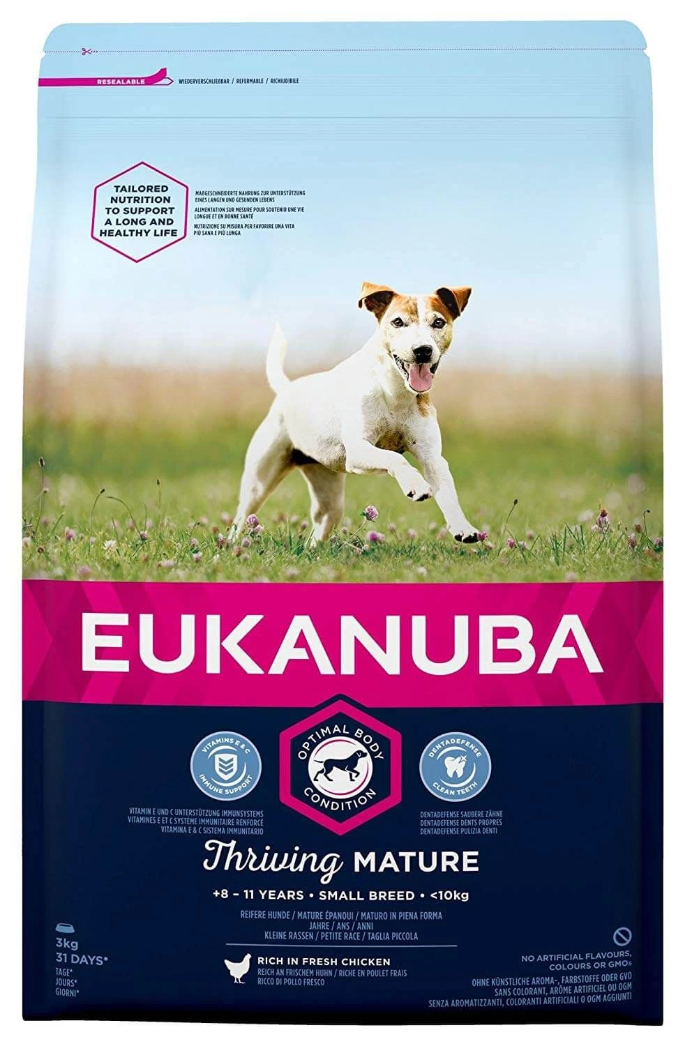 Eukanuba Chien Thriving Mature Petite Race 3 Kg -Magasin De Fournitures Pour Chiens De Compagnie eukanuba chien thriving mature petite race 3 kg