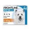Frontline Spot On Chien De 2-10 Kg 4 Pipettes -Magasin De Fournitures Pour Chiens De Compagnie frontline spot on chien de 2 10 kg 4 pipettes