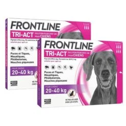 Frontline Tri Act Spot On Grand Chien 20 - 40 Kg 6 Pipettes + 3 Pipettes