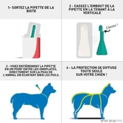 Frontline Spot On Chien De 40-60 Kg 4 Pipettes -Magasin De Fournitures Pour Chiens De Compagnie frontline spot on chien de 40 60 kg 4 pipettes3