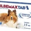 Milbemax Tab Vermifuge Chien De 5kg à 25kg 2cps -Magasin De Fournitures Pour Chiens De Compagnie milbemax tab vermifuge chien de plus de 5 kg