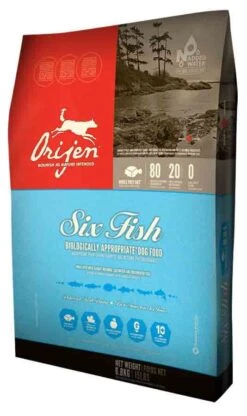 Nouvelles versions -Magasin De Fournitures Pour Chiens De Compagnie orijen 6 fish dog croquettes chien 6 kg