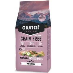 Ownat Grain Free Prime Mini Agneau Chien 3 Kg