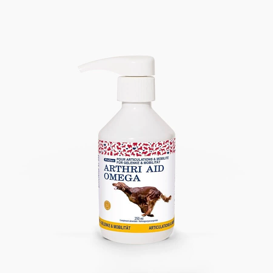 ProDen ArthriAid Omega chien 250 ml ProDen ArthriAid Omega Chien 250 Ml -Magasin De Fournitures Pour Chiens De Compagnie proden arthriaid omega gel 50 ml