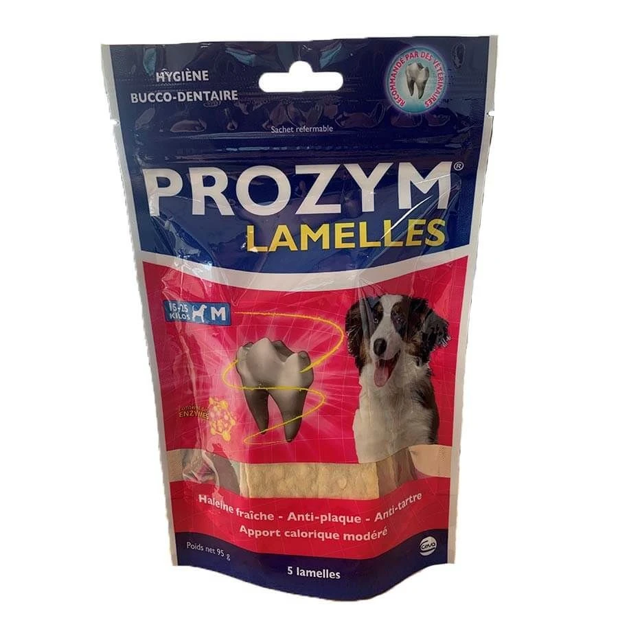 Prozym Lamelles chiens M 15-25 kg 5 lamelles Prozym Lamelles Chiens M 15-25 Kg 5 Lamelles -Magasin De Fournitures Pour Chiens De Compagnie prozym lamelles chiens m 15 25 kg 5 lamelles