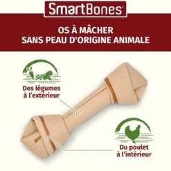 Smartbones Snack Large Au Poulet Pour Chien 1 Pc -Magasin De Fournitures Pour Chiens De Compagnie smartbones snack large au poulet 1 pc 2