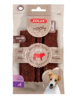 Zolux Mooky Premium Jerkies Boeuf M X4