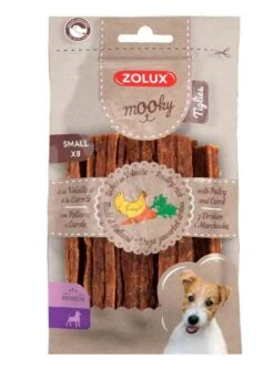 Zolux Mooky Premium Tiglies Volaille Carotte S X8