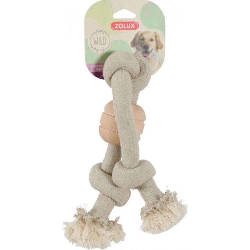 Zolux Jouet Corde Wild Mix 3 nœuds pour chien 25 cm Zolux Jouet Corde Wild Mix 3 Nœuds Pour Chien 25 Cm -Magasin De Fournitures Pour Chiens De Compagnie